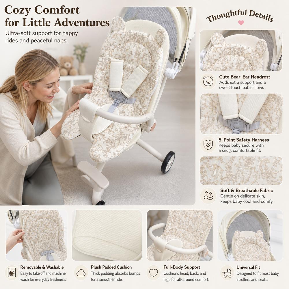 Miękki materac do wózka dzieci – Infant Car Seat Cover recenzja i cena